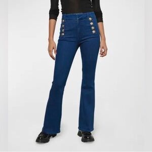 Derek Lam women’s Blue Denim Jeans with buttons size 27